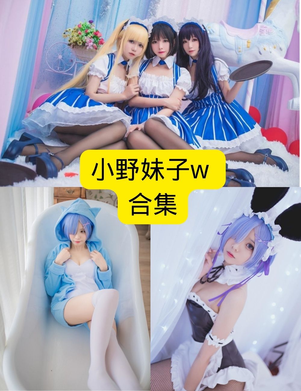 小野妹子w魅力写真全集,哈哈好多蕾姆系列