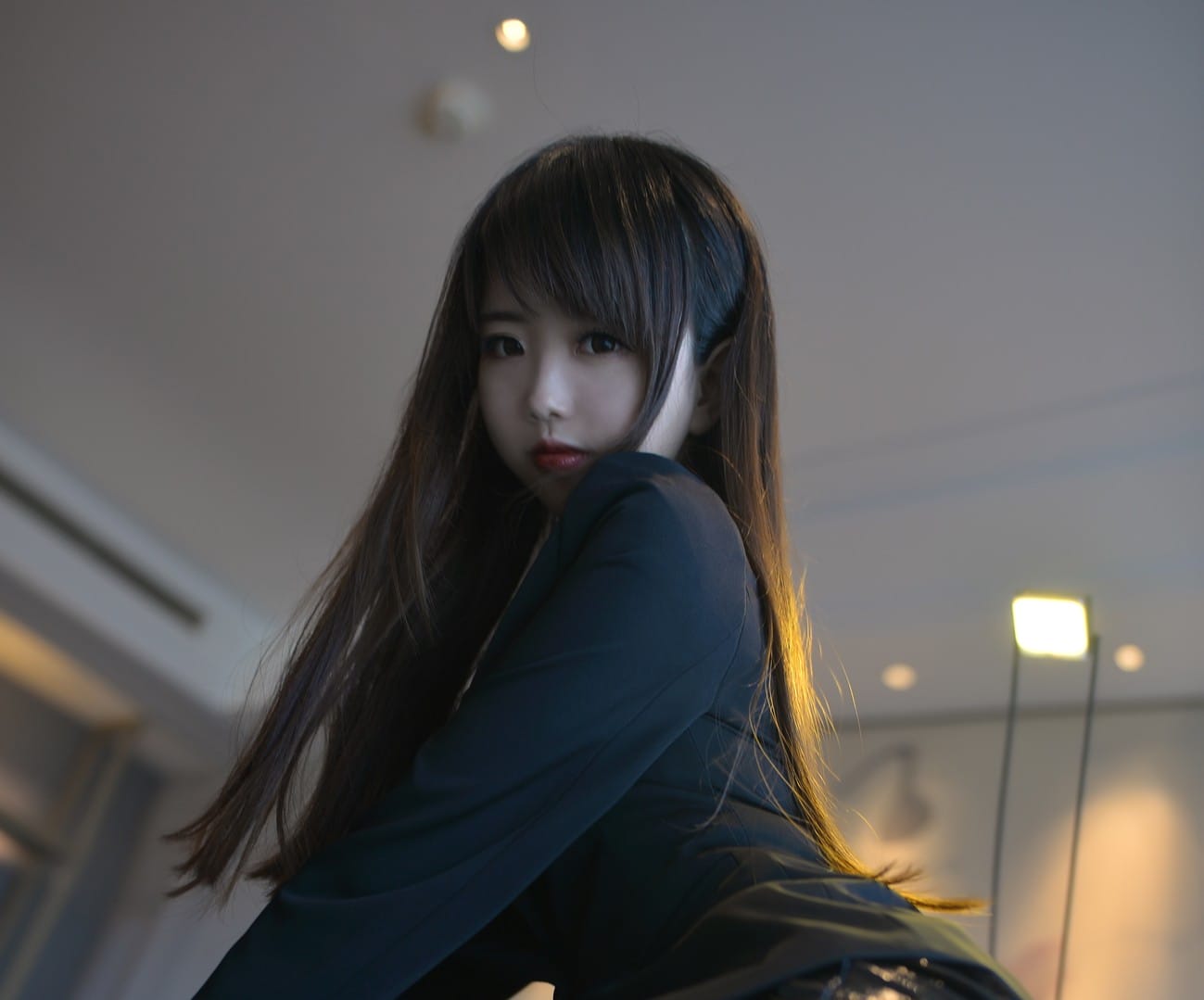 雪琪sama【视觉盛宴】极致魅惑写真：暗黑系女神最新力作