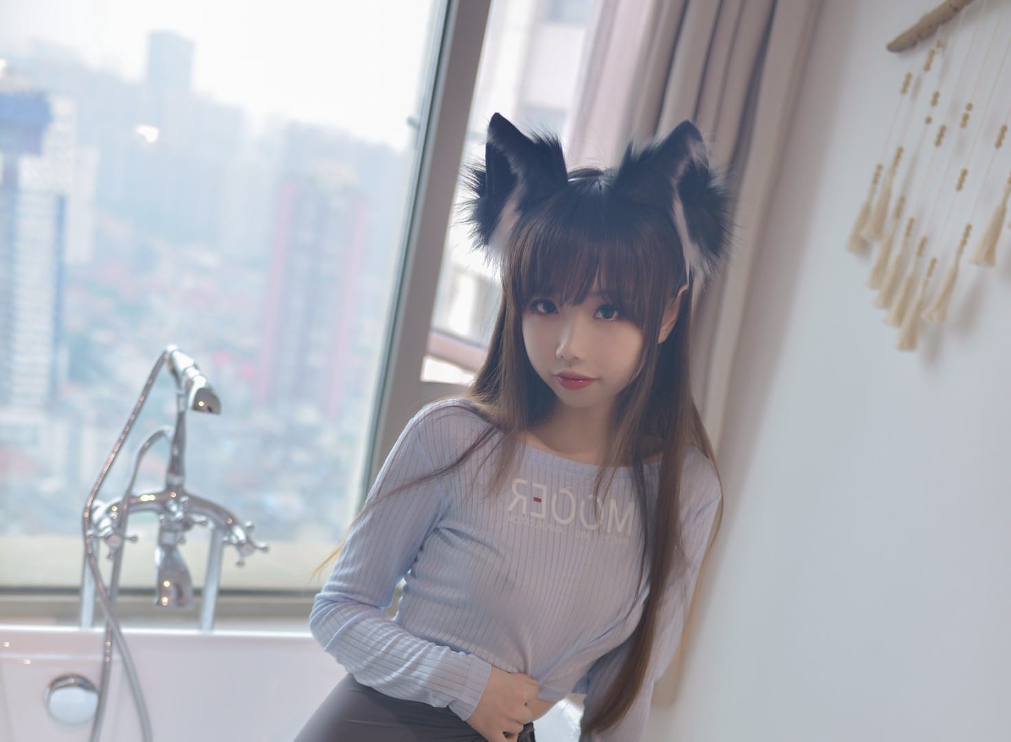 雪琪sama【视觉盛宴】极致魅惑写真：暗黑系女神最新力作