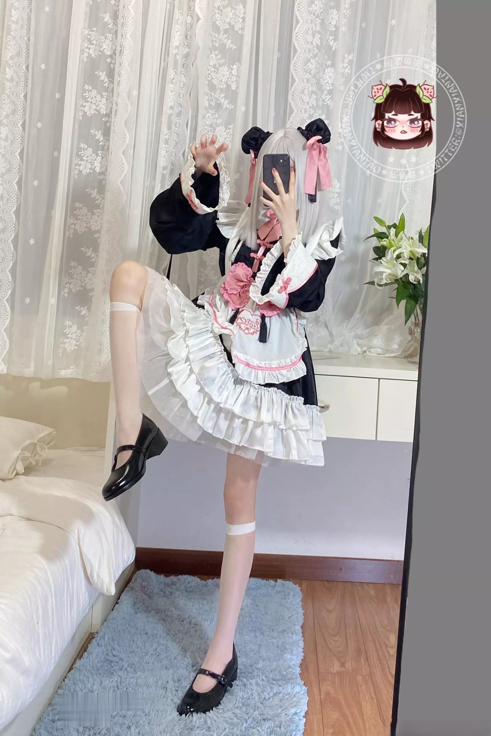 【一颗甜桃】仙仙桃@18jkpeach私房写真合集,清纯与性感的完美融合