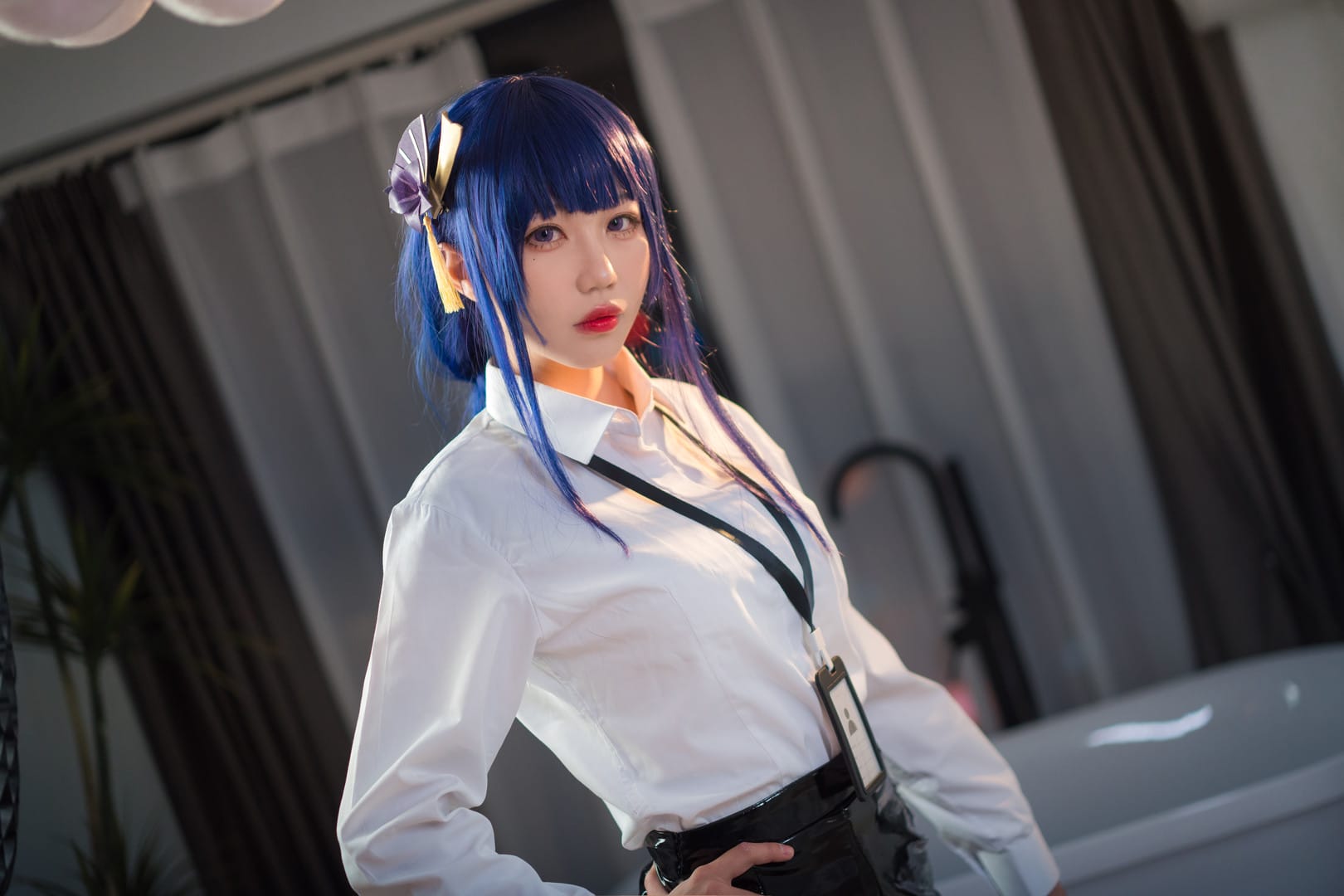 无影喵喵ghost万像素写真集：哥特风格与猫娘的完美融合